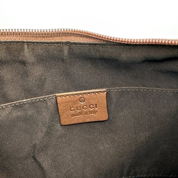 Gucci Vintage GG Pink Canvas Slim Pochette Mini Shoulder Bag COA Style #0050813 - Picture 8 of 13